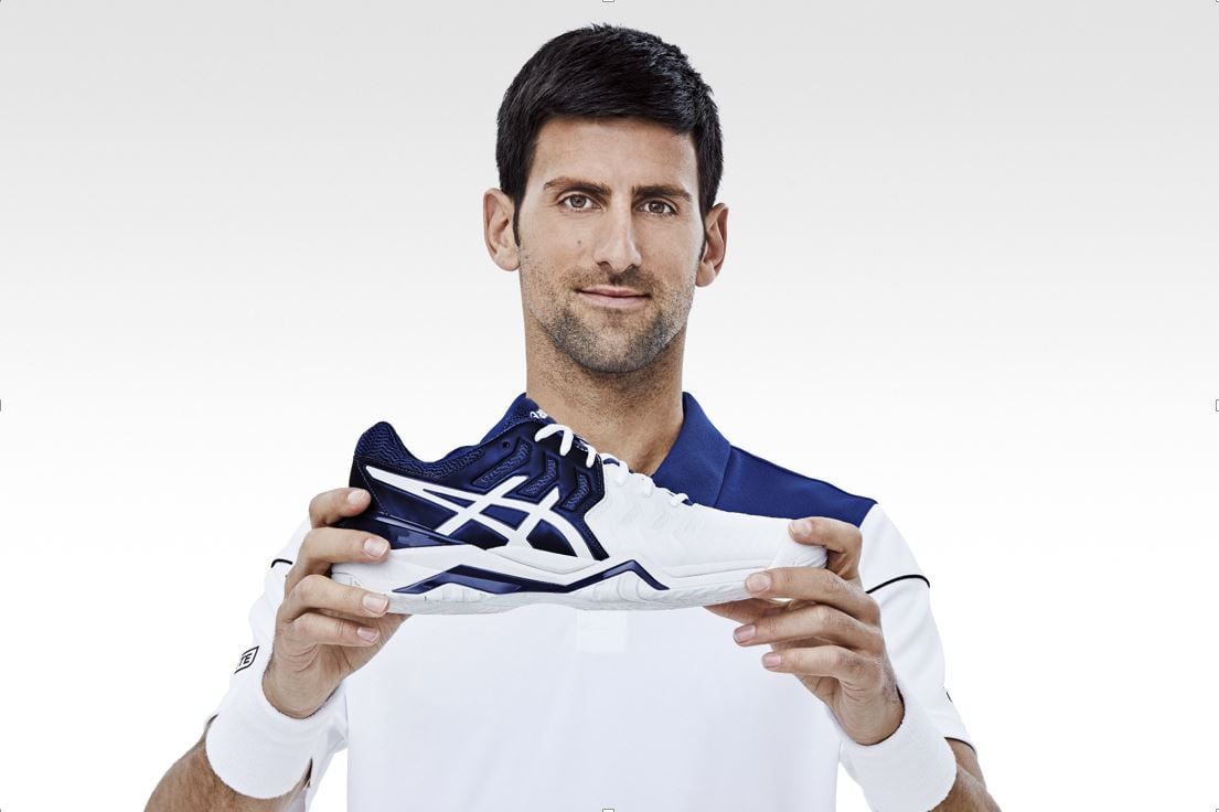 Novak Djokovic y ASICS