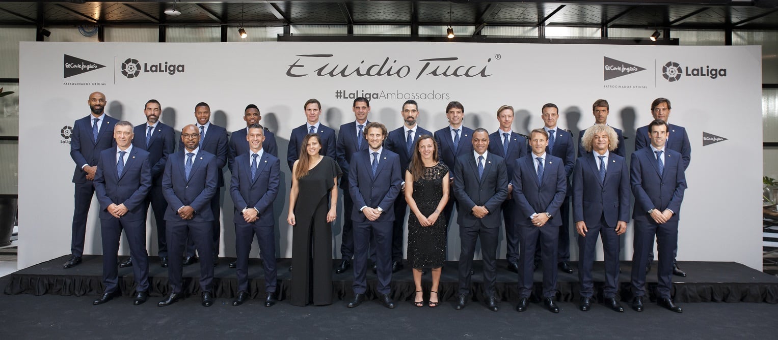 El Corte Inglés viste a los embajadores de LaLiga con su marca Emidio Tucci