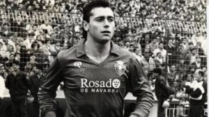 Robinson como jugador de Osasuna