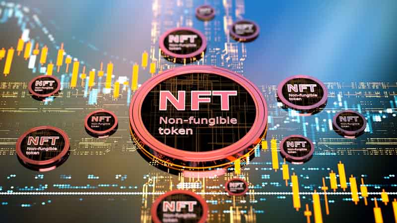 Logotipo de tokens NFT