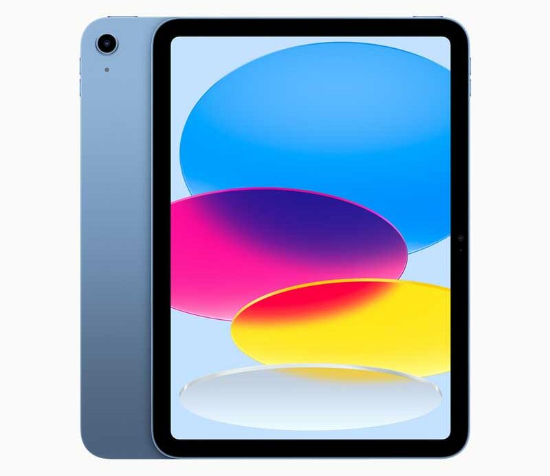 Nuevo iPad 10 de color azul