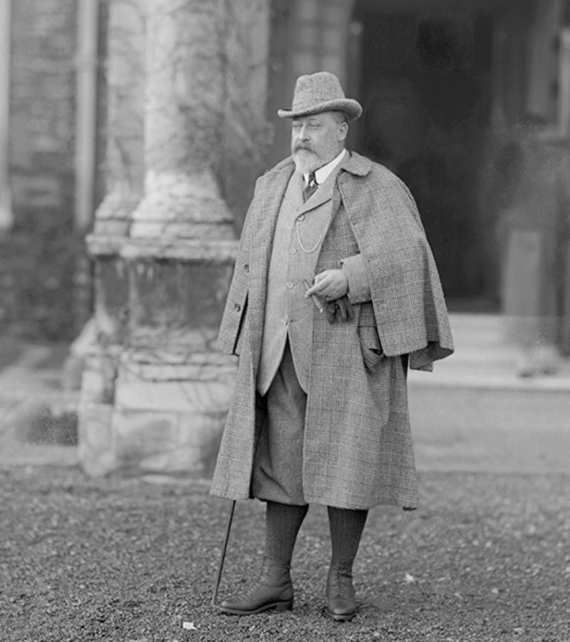 Eduardo VII con traje